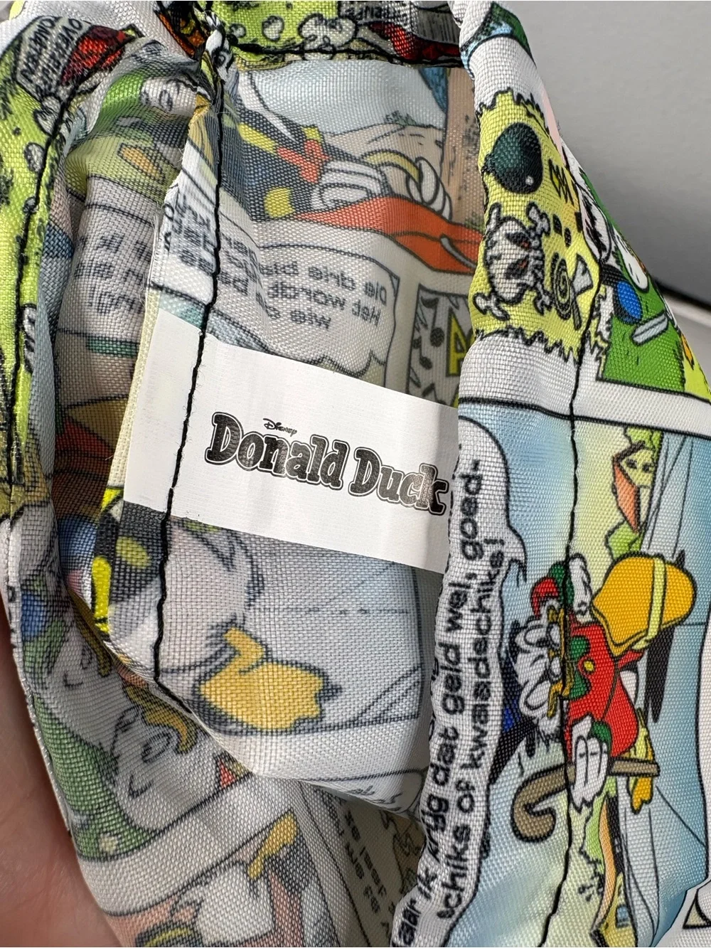 Donald Duck Retro Cartoons Drawstring Backpack - Picture 7 of 7